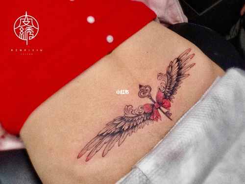 遮盖剖腹产疤痕纹身/钥匙蝴蝶结96_疤痕_纹身_剖腹产_蝴蝶结_纹身也