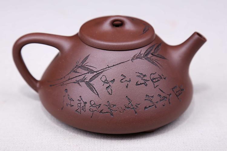 003子冶石瓢范晓芳200cc原矿紫泥紫砂壶