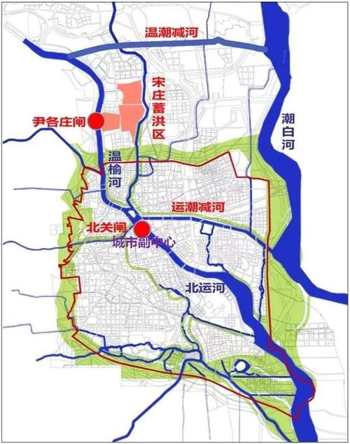 温潮减河宋庄蓄滞洪区(二期)温榆河综合治理北运河(通州段)实现"通州