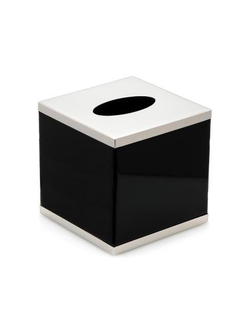 黑色光瓷系列纸巾盒
