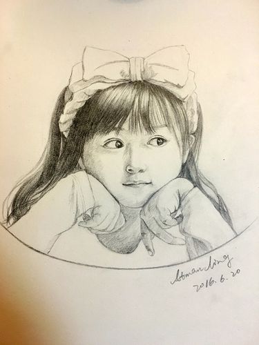 原创作品:人像画