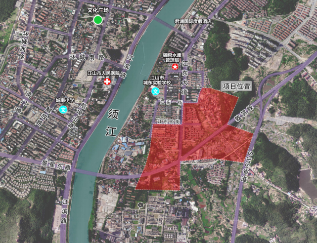 江山又公示3宗地块,用地面积近40万方!
