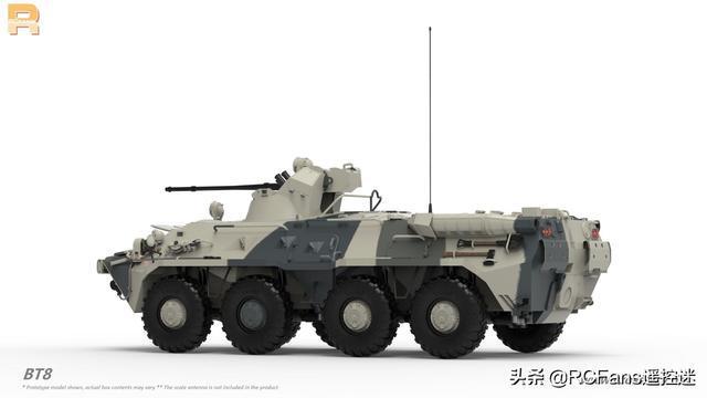 crossrc 1/12 8x8轮式装甲车 bt8细节公布