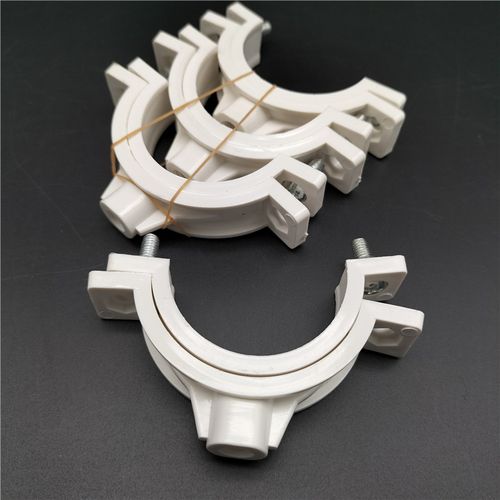 pvc排水管卡 pvc排水单卡 50-160口径双用管卡 pvc排水管塑料用卡