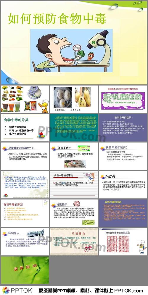 如何预防食物中毒班会ppt
