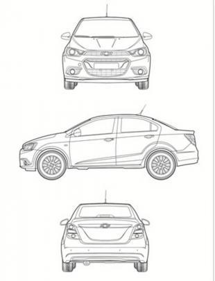 雪佛兰车子简笔画