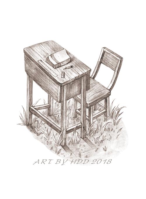 杂志内插《黑白插画》