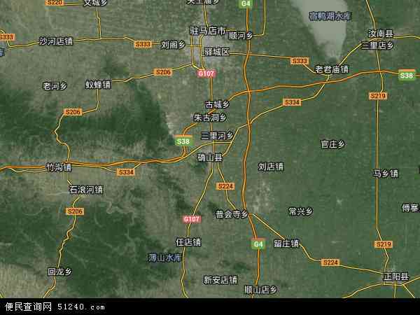 市 确山县 确山县卫星地图 本站收录有:2021确山县卫星地图高清版