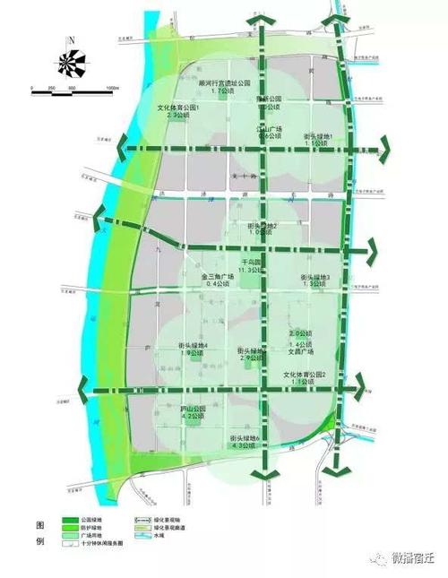 宿豫中心片区控制性详细规划公示!你家门口将建成这样!