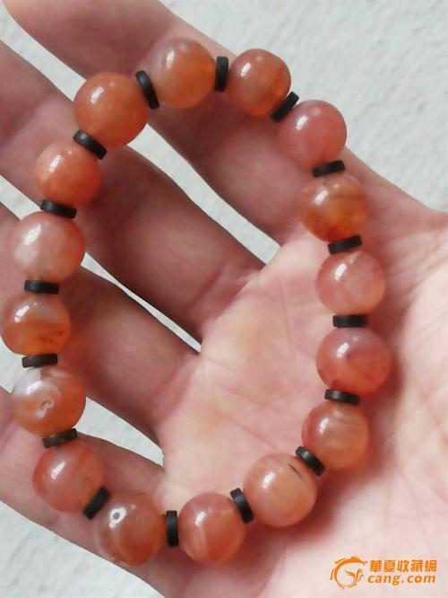 清代玛瑙手串