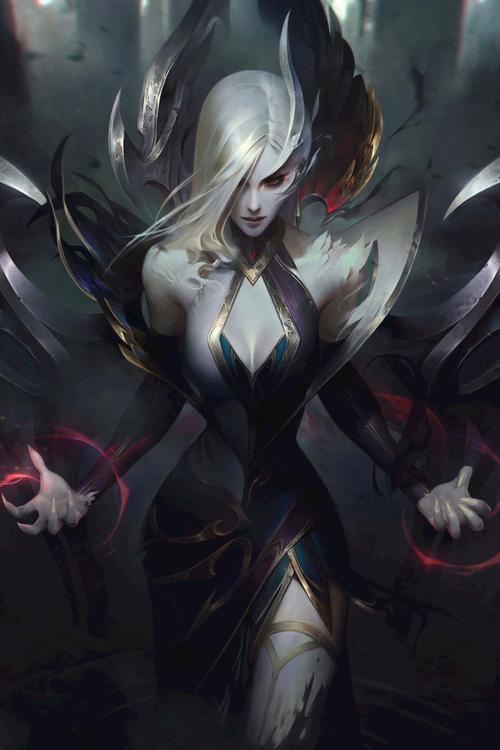 英雄联盟lol永恒之森魔女莫甘娜皮肤原画