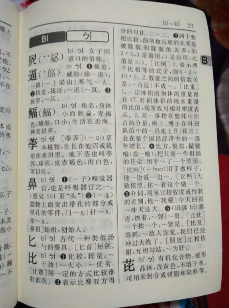 新华字典第11版第23页第一个字