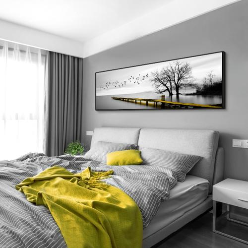 主卧室画床头挂画饰卧室床头装饰画沙发背景墙画装卧室墙壁装