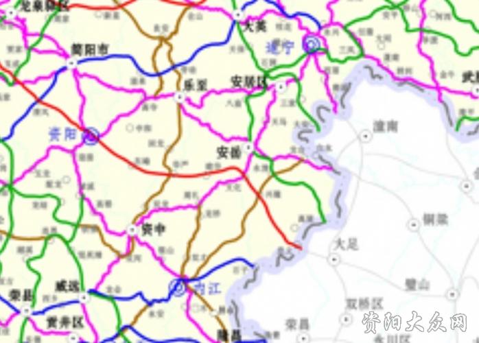 安岳乡镇公路规划(2015年-2030年)