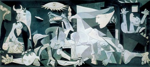 毕加索的名作《格尔尼卡》