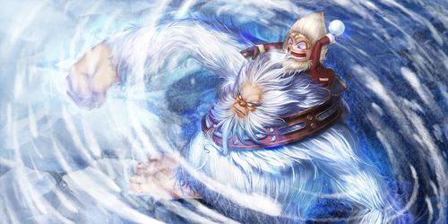 lol英雄联盟第二十三期雪原双子(努努)4k原画壁纸