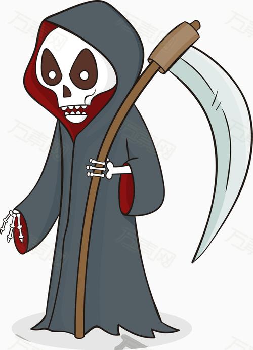 万圣节死神鬼卡通
