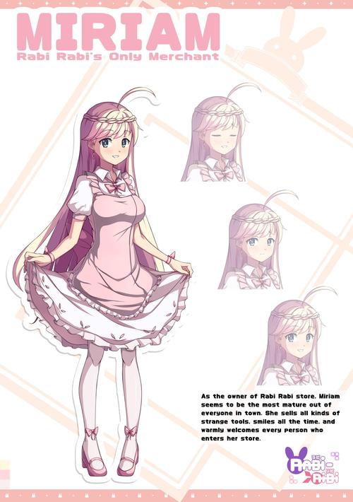 游戏拉比哩比rabiribi非常萌的一本设定集