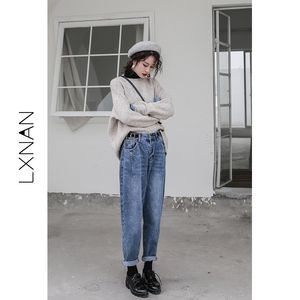 老爹裤高腰不规则