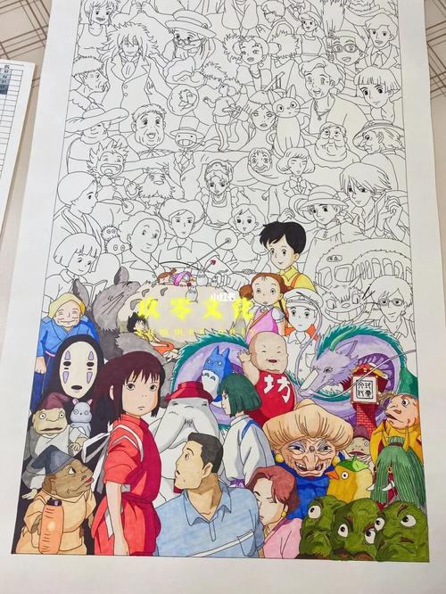 140个宫崎骏人物合集开始上色166