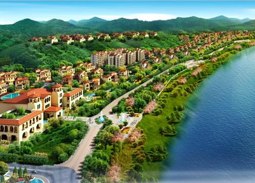 该楼盘坐落于广东省广州从化流溪河畔,总占地面积86万平方米,北靠风云