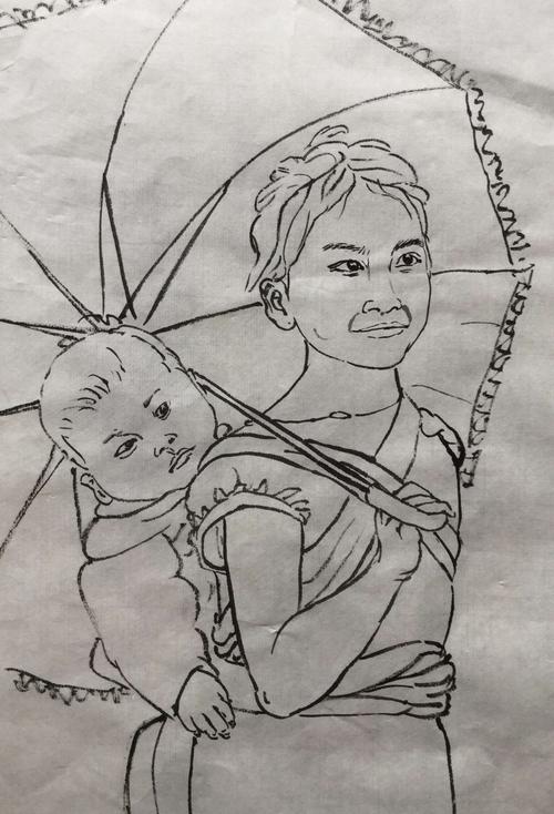 人物画(线条)练习稿