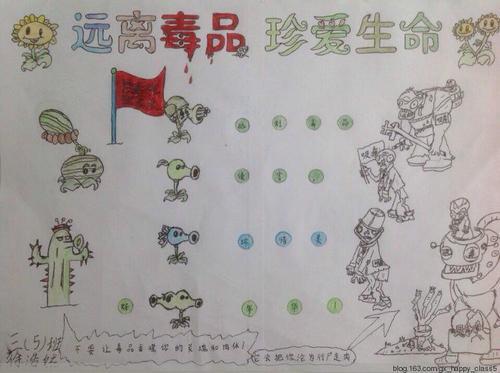 禁毒手抄报8开纸 第1页