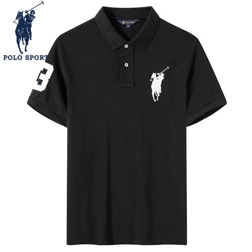 polosport男装短袖2021夏季新款男士上衣立领保罗男休闲装视频