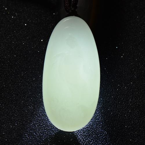 密度过灯 超细羊脂玉【大慈大悲观音】和田玉羊脂观音 油性佳32克