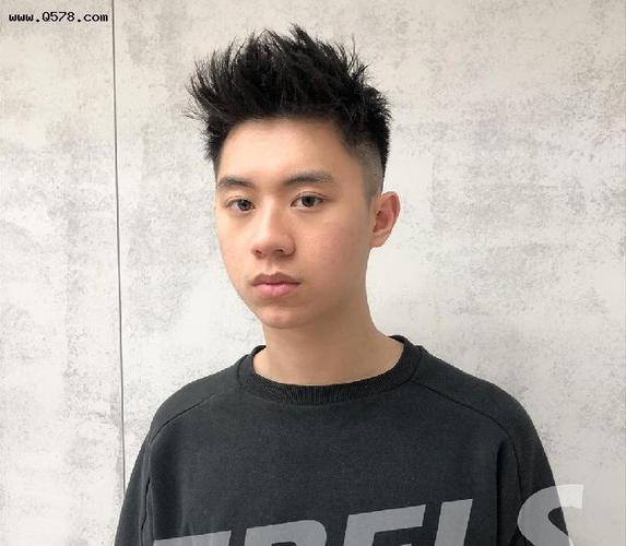 中分发型一直都是男孩子们比较经典的造型,特别是在上个世纪八九十