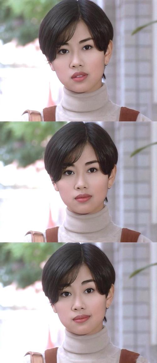 短发女神我只服陈松伶,《笑看风云》中的她太美了