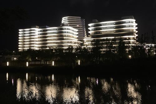 浙南产业集聚区实施整体亮化工程,塑造美丽城市夜景