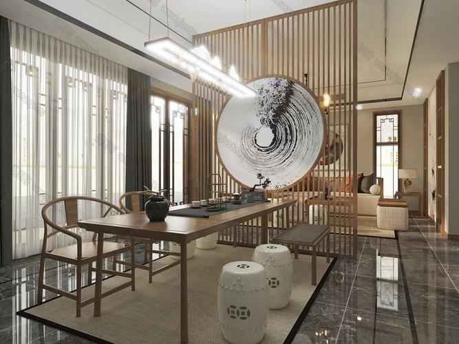 下载_3d中式茶室模型下载_3d中式茶室max模型免费下载_建e室内设计网