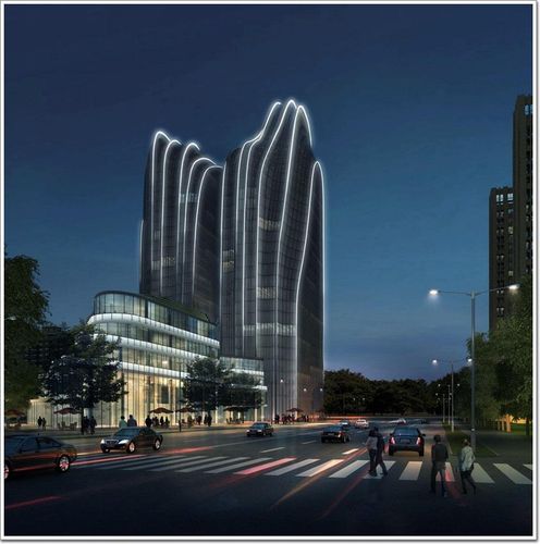 作为mad"山水城市"建筑理念的重要实践——朝阳公园广场项目目前已