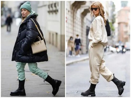 今年流行穿烟筒靴,搭配裙子裤子都好看