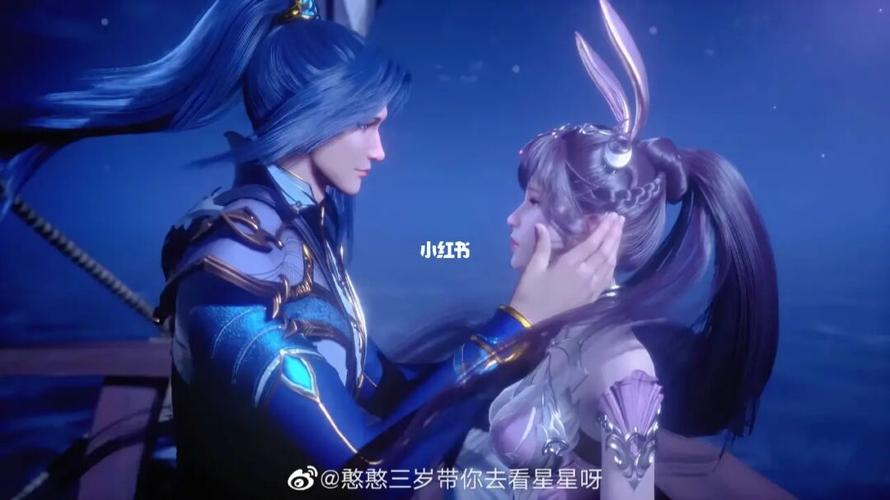 三舞亲吻全记录_情侣头像_唐三小舞_素材_头像