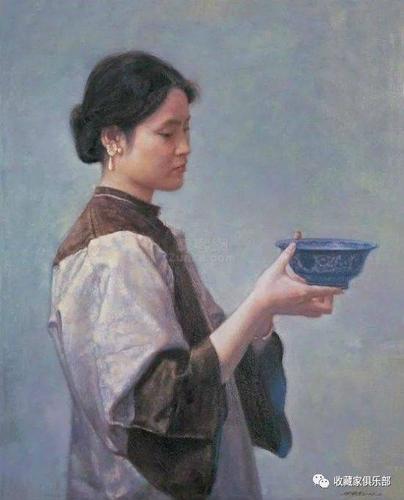 油画:女人如瓷