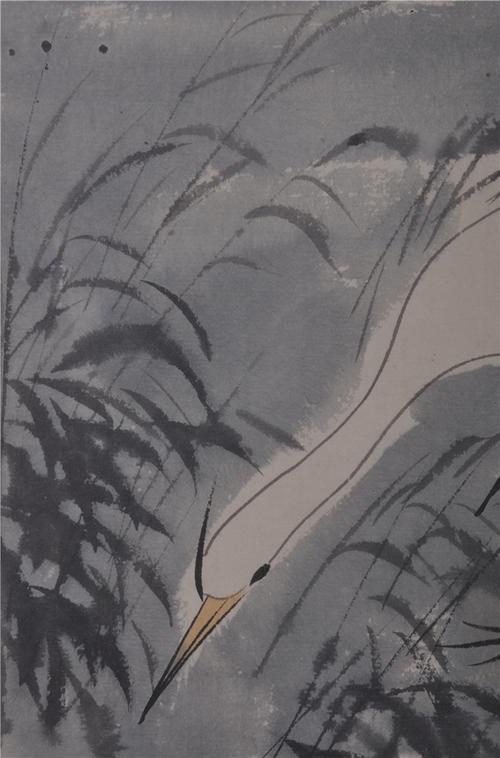 029林风眠芦雁纸本镜心