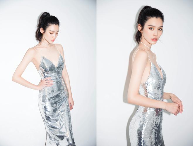 原创奚梦瑶为了美太拼了,吊带裙瘦成"纸片人",网友:胖一点更好看