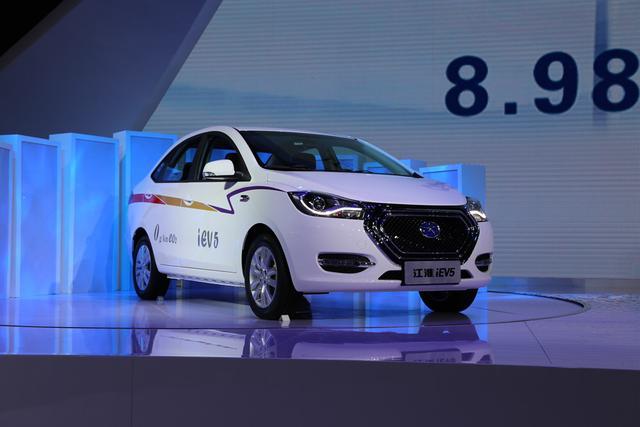 上海热线汽车频道—— 江淮纯电动车iev5上海车展上市 售8.98万元