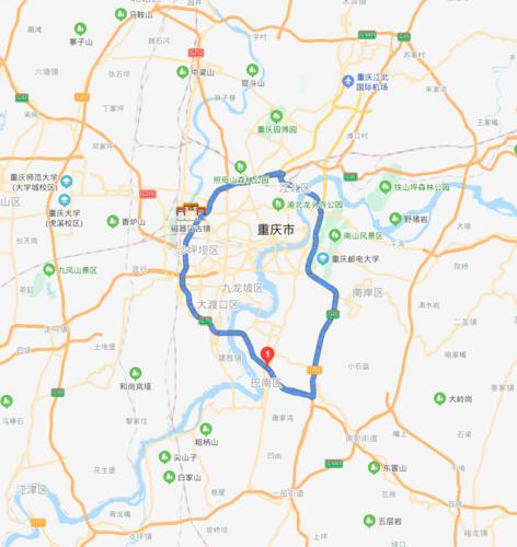 界石是一个心理距离>实际距离的板块 同火车站相似的道理,重庆的内环