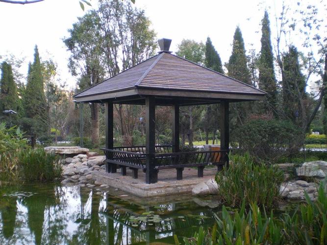 成都防腐木凉亭 -亭子|建筑装修施工|建筑,建材–大豆网