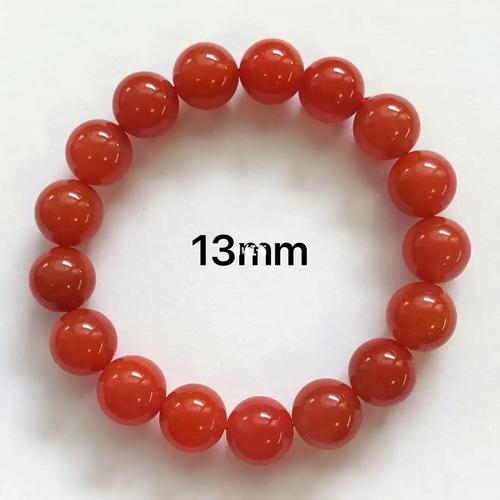 南红玛瑙#_南红_南红玛瑙_樱桃红_壹贰珠宝自由行热门攻略_珠宝_手串