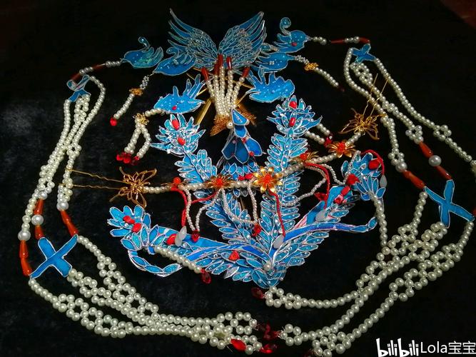 林黛玉仿鹅毛点翠大婚凤冠