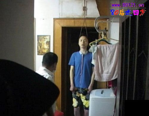 最恐怖上吊自杀现场