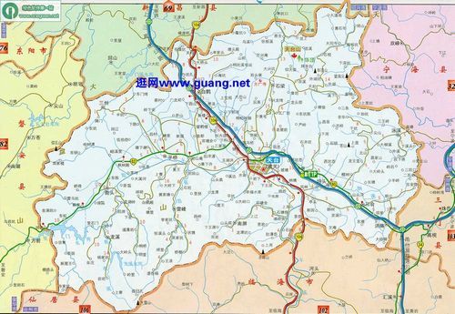 台州市天台县地图