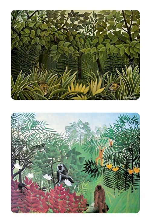 ▼ ▼ ▼ ▼ 极富生机与魔力的热带雨林系列作品是卢梭的代表作,不过