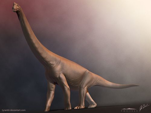 brachiosaurus - the isle