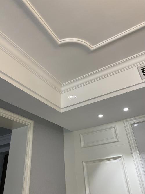 现代美式|传说中的双眼皮吊顶搭配石膏线_吊顶_石膏线