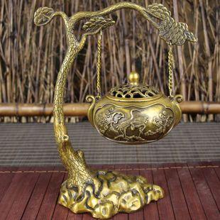 批发仿古工艺品铜器收藏摆件铜古玩铜器佛像铜工艺品摆件吊炉